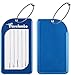 Travelambo Aluminum Luggage Tags & Bag Tags (blue)