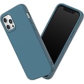RhinoShield Case Compatible with [iPhone 12/12 Pro] | SolidSuit - Shock Absorbent Slim Design Protective Cover with Premium Matte Finish 3.5M / 11ft Drop Protection - Ocean Blue