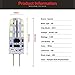 Sanniu 10-Pcs G4 Base LED Bulb Halogen Replacement 24 LED 3014 SMD Non-Dimmable 1.2W AC/DC 12V 100LM Bright G4 LED Lights Bulb Lamps White 10 Packs