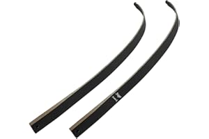 Samick Sage Recurve Bow Limbs - Takedown Recurve Limbs Replacements, 25-60 lbs, Compatible Riser, Durable Maple Fiberglass for Archery Target & Hunting Practice - Adult & Teen Archers