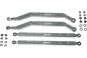 FREEDOM OFFROAD Freedom Off-Road 17+ RZR High Clearance Heavy Duty Radius Rod Set (4) (Polished)