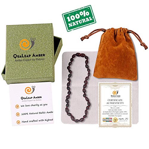 3 Baltic+Amber+Teething+Necklace+Unisex