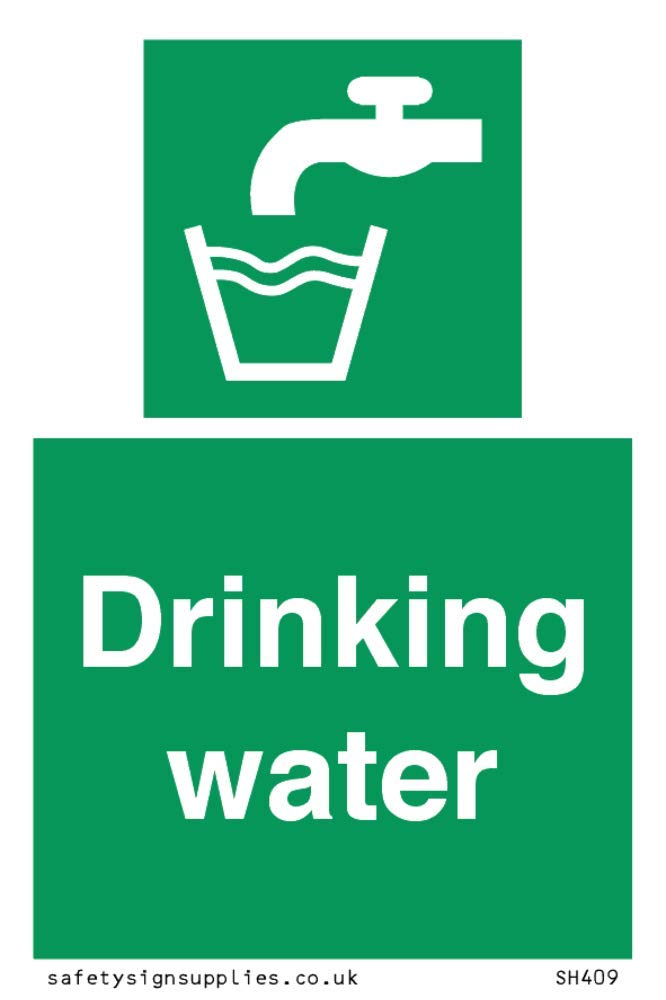 Viking Signs SH409-A8P-V Drinking water, 0.2 mm*75.0 mm*50.0 mm