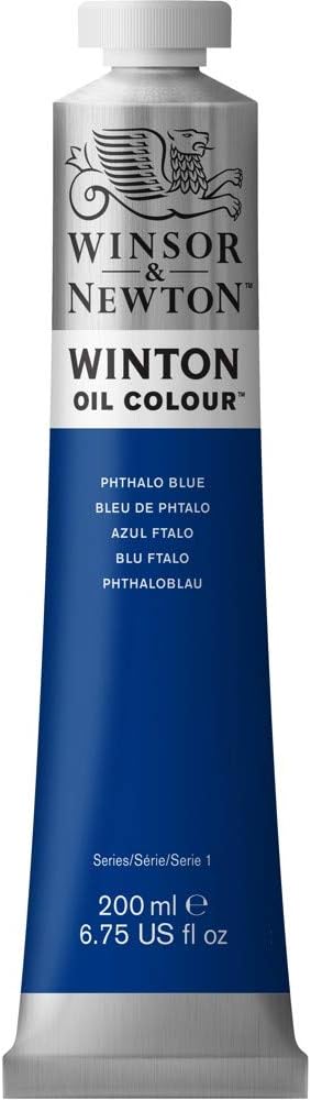 Winsor & Newton Winton Oil Colour - Phthalo Blue, 1437516, 200 ml (Pack of 1)