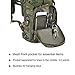 SHARKMOUTH Tactical MOLLE Hydration Pack Backpack 900D with 2L Leak-Proof Water Bladder, Keep Liquids Cool for Up to 4 Hours, Outdoor Daypack for Cycling, Hiking, Running, USA Flag Patch, ACUGreen
