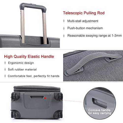 Unitravel 20 inch Expandable Business Luggage Lightweight Carry on