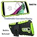 LG K10 Case, LG Premier LTE Case, Viodolge [Shockproof] Hybrid Tough Rugged Dual Layer Protective Case Cover with Kickstand for LG K10 / LG Premier LTE (Green)