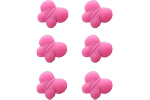 CcHhyyt Soft Rubber Butterfly Shell Heart Shape Knobs for Kids Girls Boys Cabinet Handle pulls Drawer Knobs for Kids Room Cabinets Closets Toy Organizer Box Bookcase 6pcs/Set (Pink Butterfly)