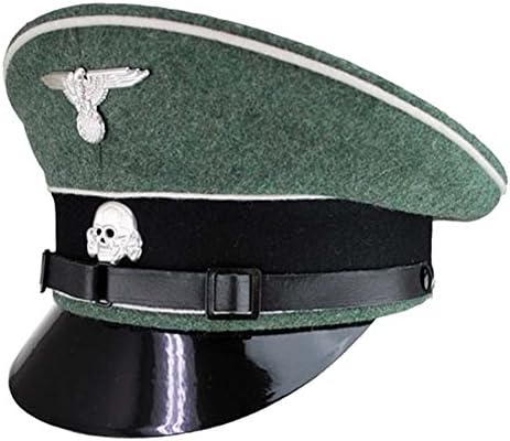 WW2 German Elite Enlisted Visor Cap   (56, Small, 7)