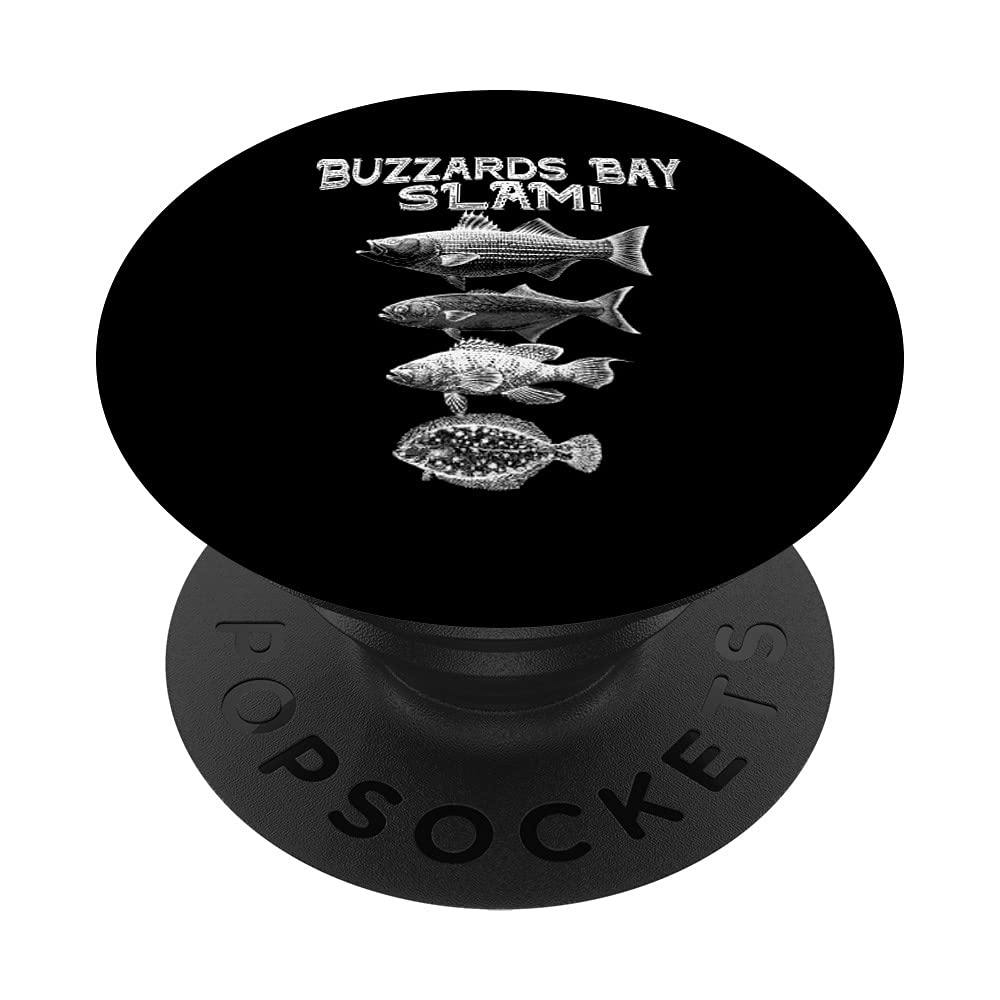 Cape Cod Buzzards Bay Fishing Slam Striper Bluefish Bass PopSockets Swappable PopGrip