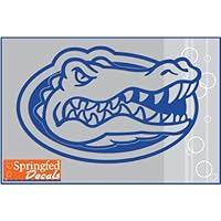 Florida Gators BLUE CUT VINYL GATOR HEAD LOGO 20" Vinyl Decal Car Truck Window UF Sticker