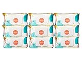 Parasol Baby Wipes - 9 Packs of 72 Count, 648 cnt total (lid type may vary)