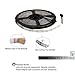 [Upgrade Ver.]Led Light Strip Targher 5M/16.4ft 12V 2A Waterproof RGB SMD3528 300 Leds Strip Lights Kit with Flexible Strip Light+ Double PBC 44 Key Remote Control+ Power Supply For Indoor Outdoor