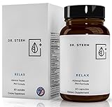 Relax - Natural Adrenal Repair - Dr. Formulated to: Manage Cortisol & Stress, Promote Sleep - W/Organic Holy Basil, ZMA, Magnolia Bark, L-Theanine & More - Vegan - Made in USA - 60 Capsules