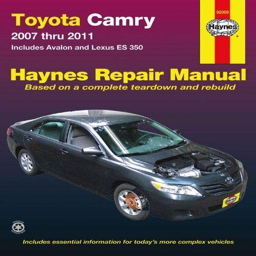 [D.O.W.N.L.O.A.D] Haynes Manuals 92009 Toyota Camry Avalon EPUB