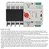 4P Dual Power Automatische Omschakelaar Ononderbroken Omschakelaar AC230V(63A