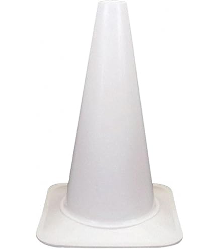 Traffic Cone, 18 in.White: Amazon.com: Industrial & Scientific
