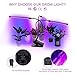 Grow Light, Plant Lights for Indoor Plants 60 LED Plant Grow Lamp with Timer 3/6/12H Auto ON & Off, 10 Dimmable Levels, 3-Head 360 Degree 3 Lighting Modes Adjustable Gooseneck