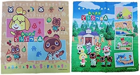 Amazon 21年度最新柄 あつまれどうぶつの森 どうぶつの森 キャラクターハンカチ ハンカチ 2枚セット 30 30 ランチーフ 子供 キッズ キャラクター 入園 新入学 あつもり おもちゃ おもちゃ