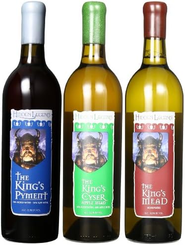 Hidden Legend Traditional Mead Variety Mixed Pack, 3 x 750 mL