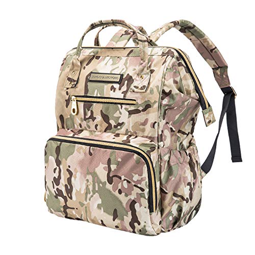 SoHo WideOpen Diaper Backpack Tote 3Pc, Camo