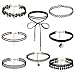 Dream Catcher Black Vintage Gothic Choker Necklace with pendants for Women Grils(1 - 8 pcs)