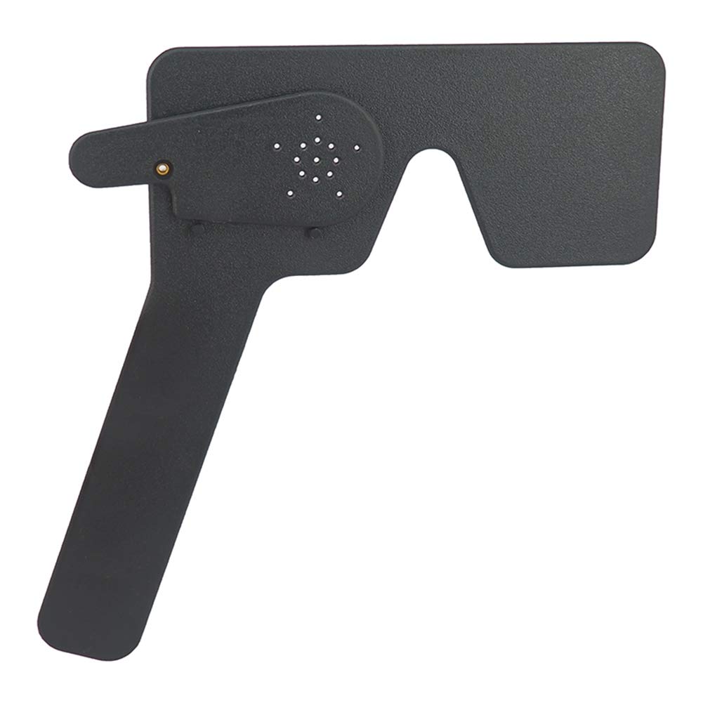 Fayme Professional Ophthalmic Lorgnette 17 Pinhole Black Plastic Vision Test Eye Occluder