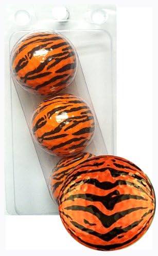 GBM Golf Animal Novelty 3 Ball Sleeve, Tiger