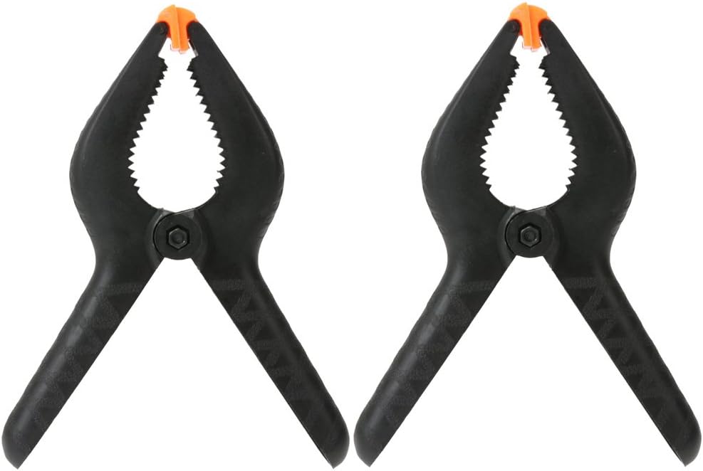 Amazingdeal365 9 Inch Plastic Nylon Spring Clamps Clip Set for Photography Plate Photo Studio Backdrops (2Pcs)