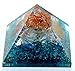 Elite Orgone - Opalite Crystal Orgone pyramid | EMF Protection & Energy Generator | Meditation Yoga | A Solution for Negative Energy & Chakra Healing