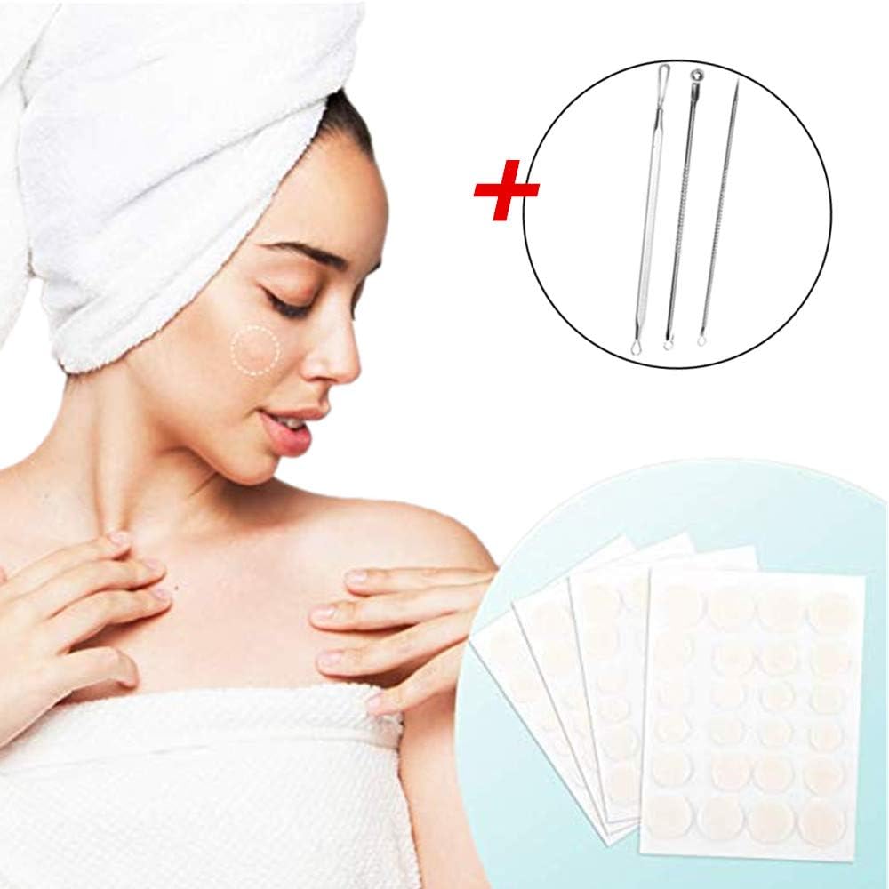 1Pack Acne Pimple Patch Spot Cover & Treatment Solution Cystic Acne Patch Hydrocolloid Facial Stickers With Free Acne Cleansing Tool Kit