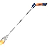 Flame King YSNPQ820S Propane Torch Weed Burner Self-Igniter &amp; Wide Burner | Heavy-Duty Weed Torch with Adjustable Flame, Works with 1lb, MAPP Gas, and Standard Propane Tanks