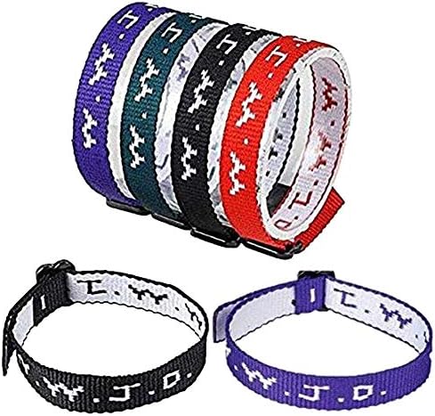 Toy Spout Religious Bracelets – Adjustable W.W.J.D Classic Webbing Wrist Band- Bulk Pack of 12 WWJD Friendship Bracelets