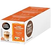 Nescafe Dolce Gusto Coffee Pods, Caramel Macchiato, 16 capsules, Pack of 3