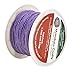 Mandala Crafts Lavender 1mm Waxed Cord for Jewelry Making - 109 Yds Lavender Waxed Cotton Cord for Jewelry String Bracelet Cord Wax Cord Necklace String