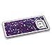 Samsung Galaxy S7 Edge case,Crosstree Liquid, Appmax Cool Quicksand Moving Stars Bling Glitter Floating Dynamic Flowing Case Liquid Cover for galaxy s7 edge. (Star Purple)