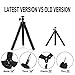Phone Tripod, PacGo Portable and Flexible Cell Phone Tripod with Remote Shutter, Universal Clip and Gopro Adapter Compatible with iPhone, Android Phone, Camera, Sports Camera GoPro UPGRADE VERSION