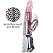 Dual-Action Rotating Rabbit Vibrator with 7 Rows of Non-Jamming Beads, G-Spot & Clitoral Stimulation