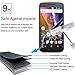 Draws 2.5 D Round Edge Ultrathin HD 9H Hardness Scratch Proof Bubble Free Moto g4 Tempered Glass Screen Protector (Pack of 2)