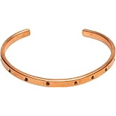 LEELA QUANTUM TECH Bracelet, hand crafted copper bracelet, allergen free, trendy design available in 2 variations, one size