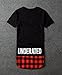 LILBETTER Men's Extended Hip Hop Short Sleeve T Shirt