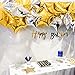 PartyWoo Star Balloons, 32 Pcs 18 Inch Gold Star Balloons Silver Balloons Round Balloons Mylar Balloons Foil Giant Balloon for Starry Night Decorations, Twinkle Twinkle Little Star Decorations