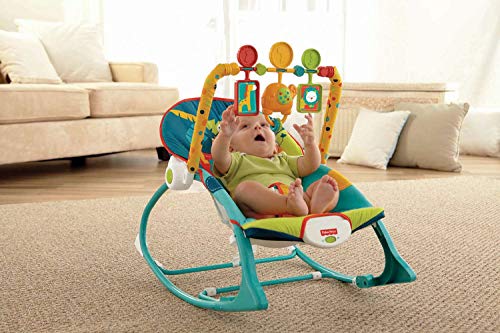 1 Fisher+Price+Infant+to+Toddler+Rocker+Dark+Safari