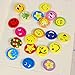 Vantexi BeautyMood Mini Metal Smiley Smile Face Button Pinsï¼Œ1.2 Inch Size - 60 Pack
