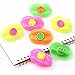 Lip Whistles Amy&Benton 48PCS Plastic Lip Whistle Toy Party Favors for Kids (Assorted Colors, 2.5 in)