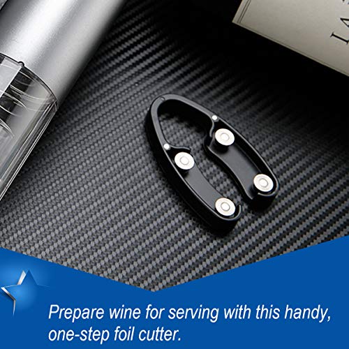 2 Pack Magnetic Design Wine Foil Cutter, 4 Stainless Blades Foil Remover for Wine Bottles - Gift Box Package for Wine Lovers - Thumbnail 4