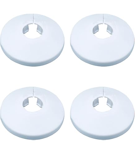iwiio 12Pcs Radiator Pipe Covers White Radiator Pipe Collars, Water iwiio 12Pcs Radiator Pipe Covers White Radiator Pipe Collars, Water