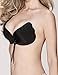Women's Strapless Bra Self Adhesive Silicone Push Up Reusable Backless Bras with Drawstring