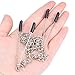 Nip ple Clamps Adjustable Tweezer with Chain Accessories Three Head Clip (Three Head-1)