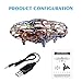 Sftoys Hand Operated Drones for Kids Adults Hands Free Mini Drone Helicopter, Easy Indoor Small Orb Flying Ball Drone Toys with Flashing LED Lights for Boys and Girls Gifts